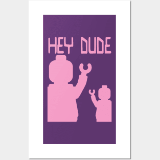 Minifig Hey Dude Posters and Art